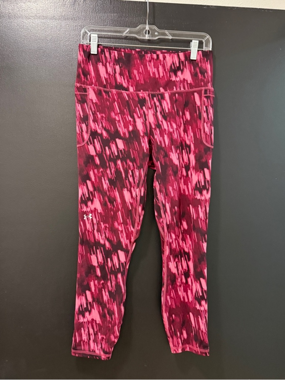 Under Armour Pink Patterned Athletic Leggings